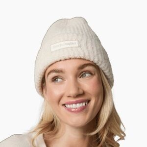Favorite Daughter Cream Knit Beanie NWT